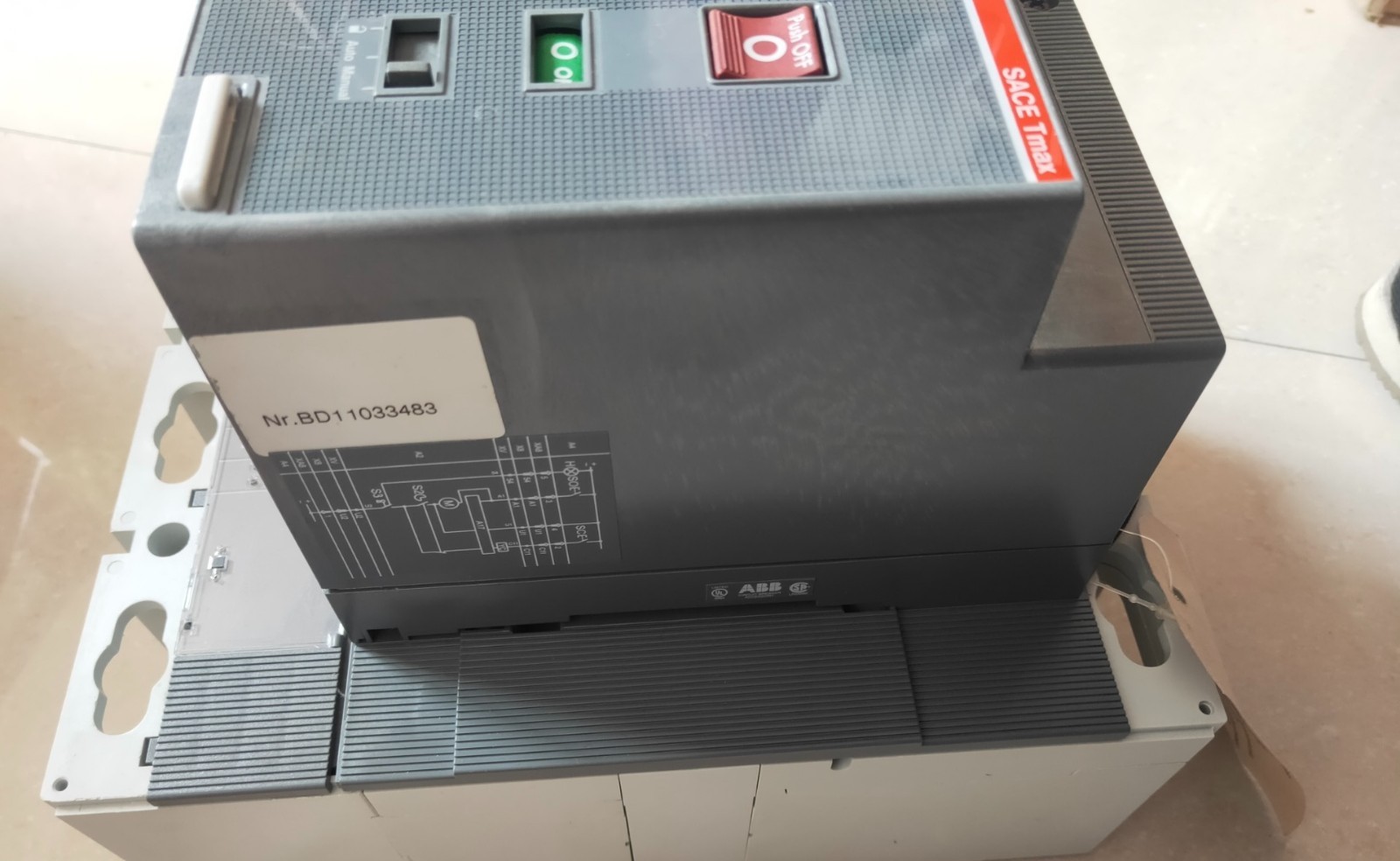 ABB T6H 630 TMA 630-6300 3p F F+MOE T6 220 250 Vac/dc 1SDA060206R1 1SDA060398R1