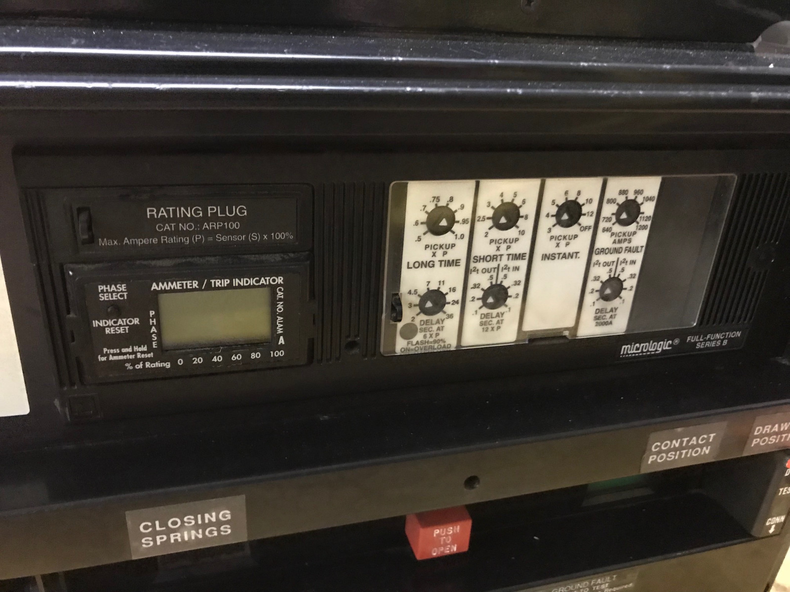 SED363000LSG Square D 3000 Amp 600V Drawout Micrologic Series B LSIG Trip Unit