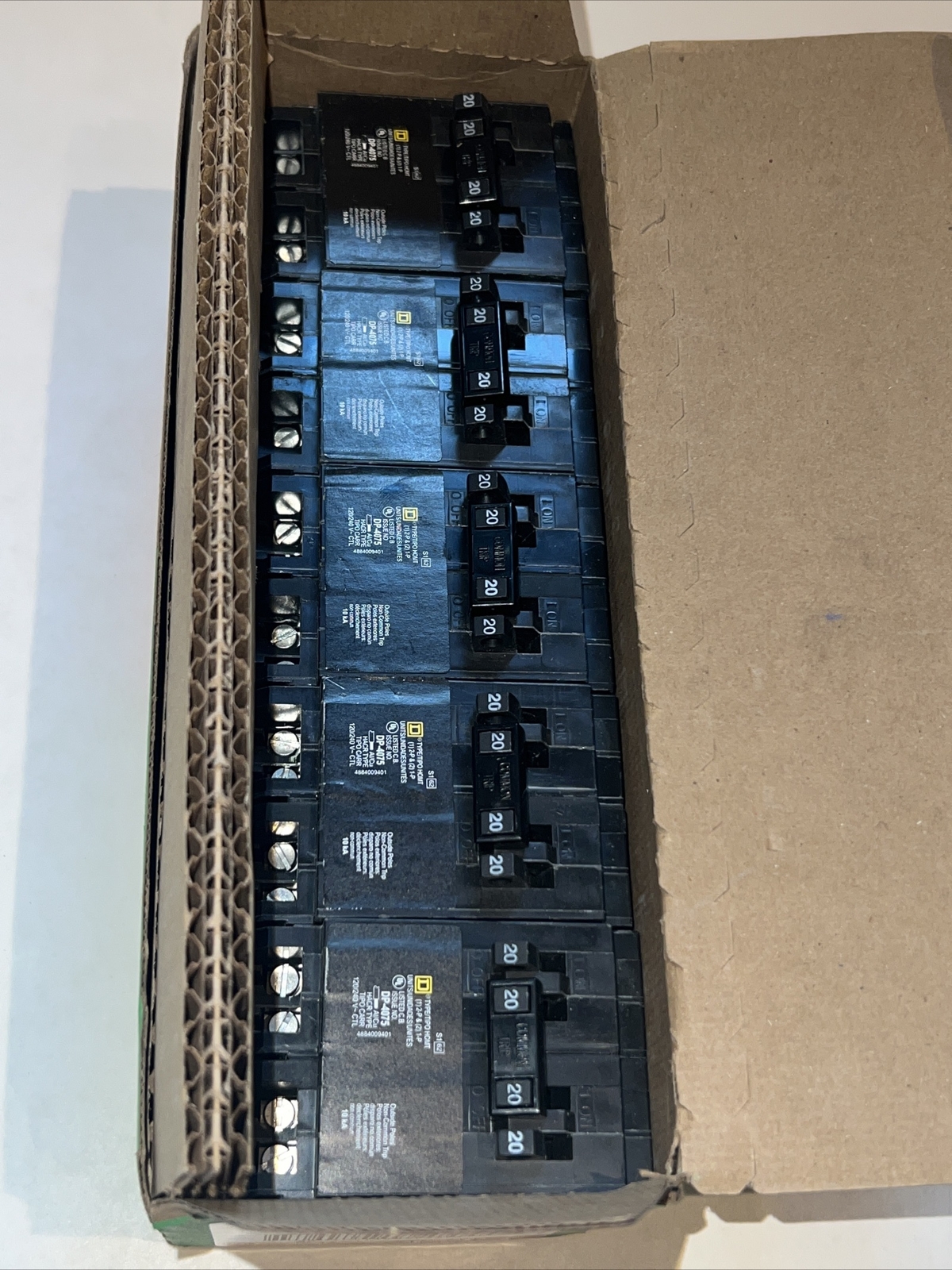 5pac Square D HOMT2020220CP Homeline Tandem Circuit Breaker 20A 120/240V 50/60Hz
