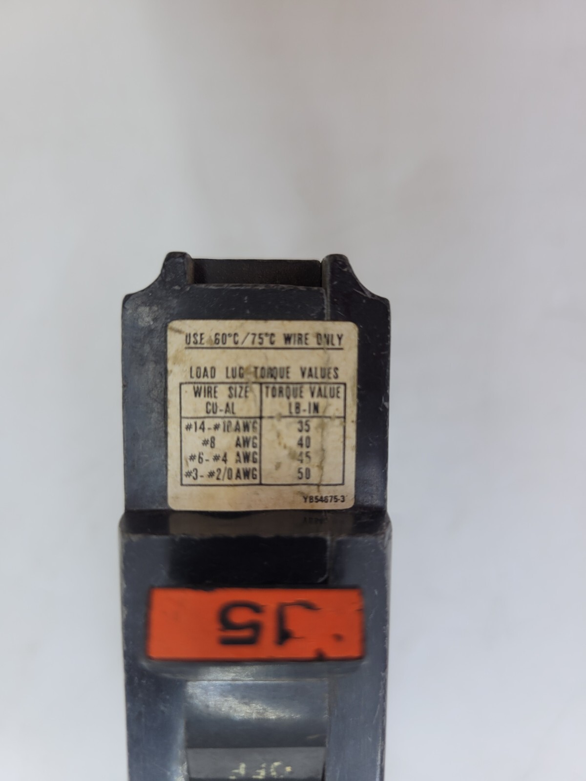 Federal Pacific NC115 Stab-Lok Circuit Breaker 15A 120/240VAC 1P 1PH Type NASWD