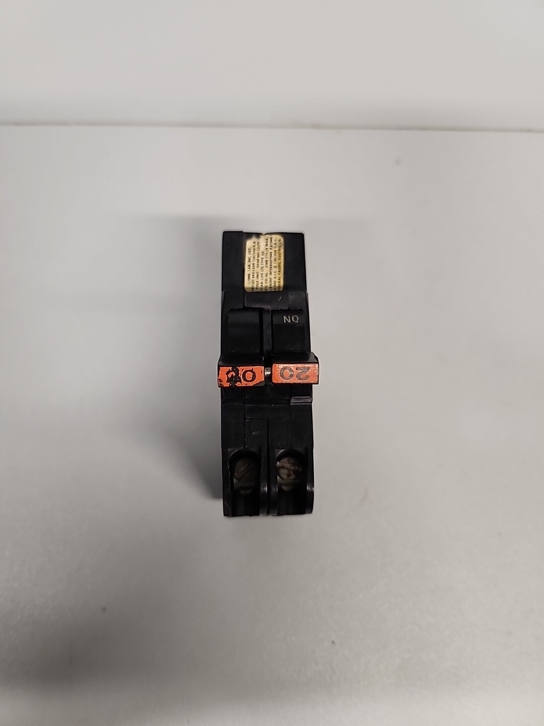 FPE Federal Pacific 20 Amp 2 Pole NC220 Stab-Lok Breaker Mini THIN NC