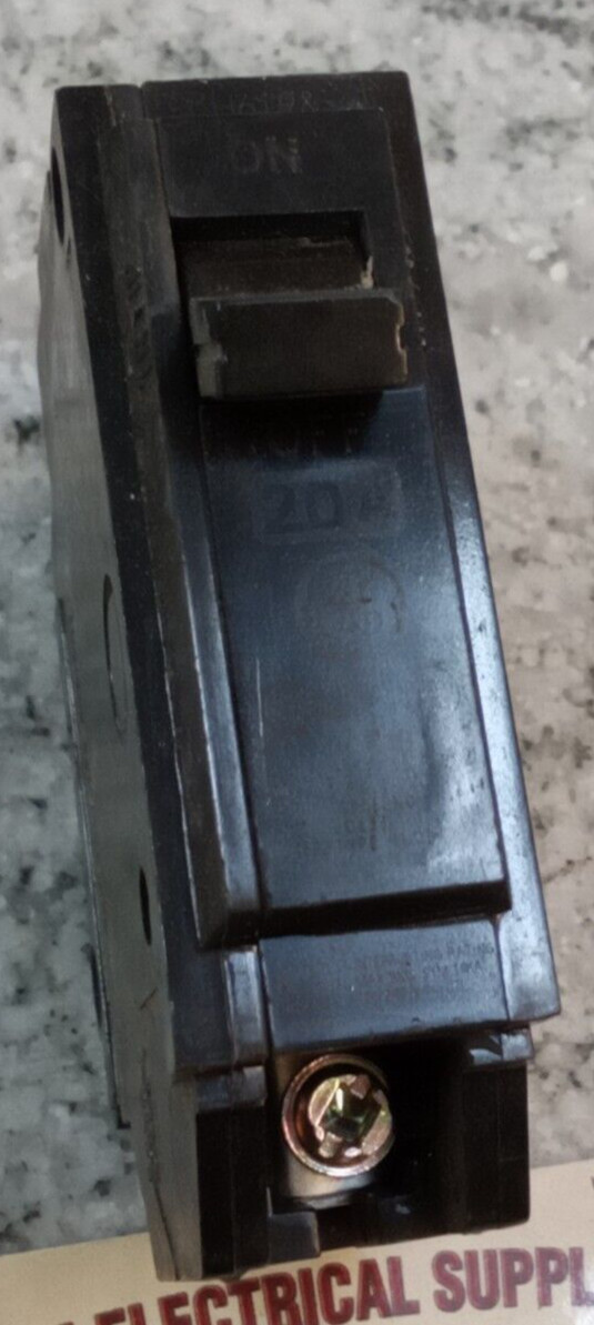 GE/BREAKER/THQB1120/20A/1P/120-240VAC/TYPE THQB/BOLT-ON/GROVE /NEW(L216