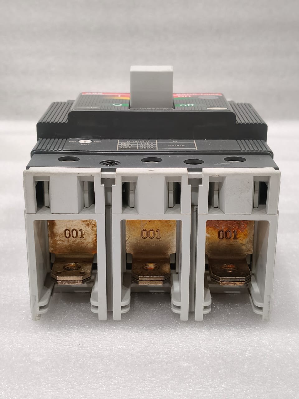 ABB SACE TMAX T3 N 250 250AMP 3POLE MOULDED CASE CIRCUIT BREAKER FAST SHIPPING