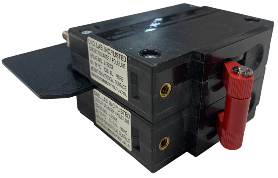Carling CA2-B0-24-615-131-DJ Magnetic Circuit Breaker 240V 15A Lever Panel Mount