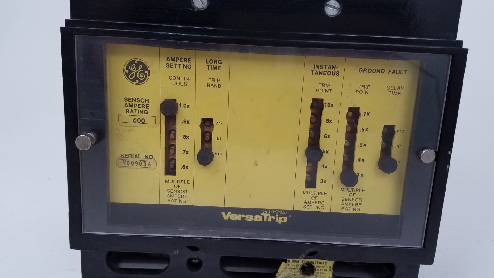 TJS3606G GE 600A 600V Circuit Breaker Solid State VersaTrip – Next Day Option