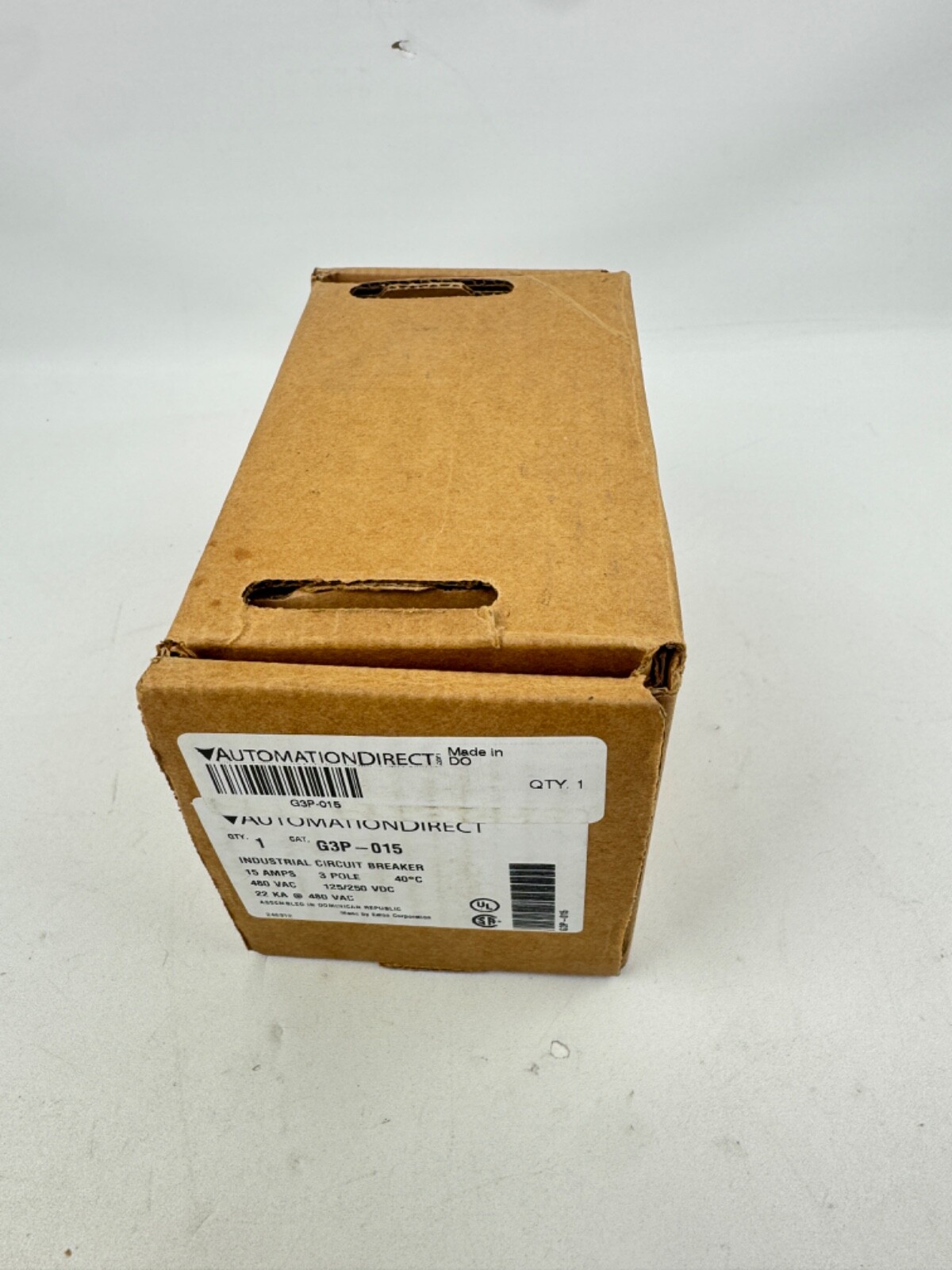 AUTOMATION DIRECT G3P-015 INDUSTRIAL CIRCUIT BREAKER G3P015