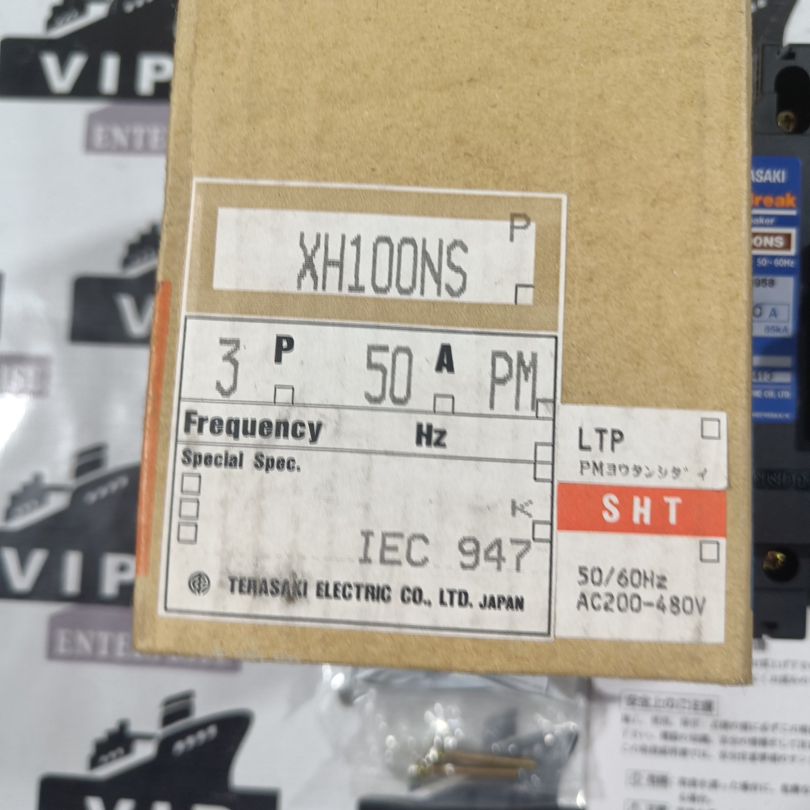 TERASAKI XH100NS CIRCUIT BREAKER 50A FREE FAST SHIPPING