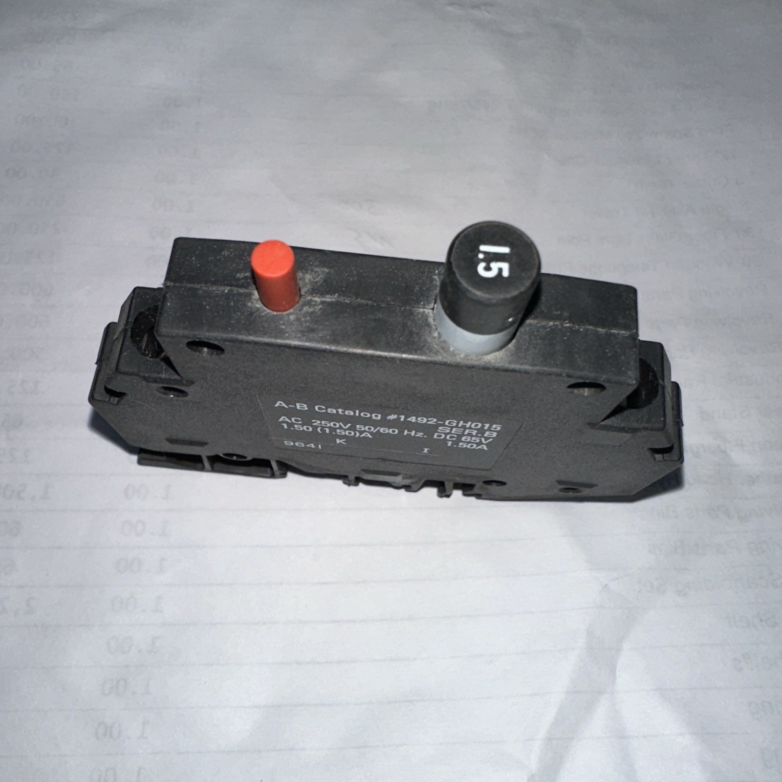 ALLEN BRADLEY 1492-GH015 / 1492GH015 (st1040)