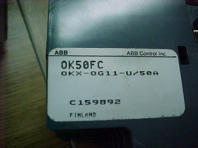 Stromberg ABB OK50FC Contactor OKX-OG11-U-50A 300 Volt 12V coil
