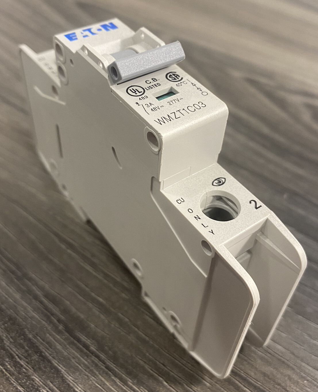 New Eaton WMZT1C03 Miniature Circuit Breaker 3A 277V 1 Pole 48VDC – USA