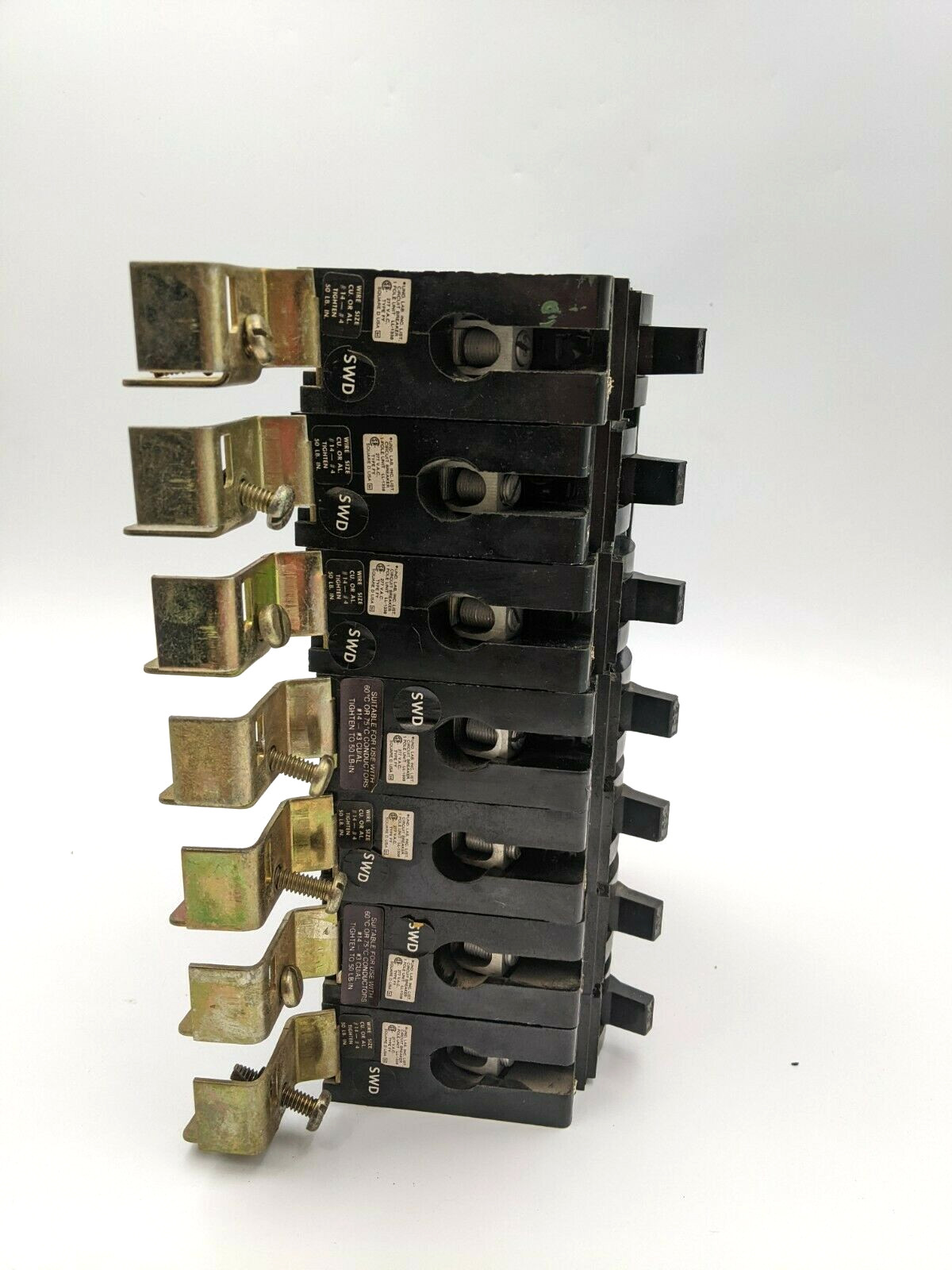 7 Pcs Square D FY14020A Circuit Breaker 20 Amp 1 Pole 277 VAC I-Line A FY14020-A
