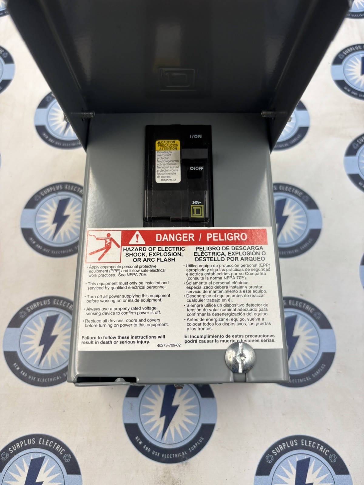 Square D QO200TR Enclosed Molded Case 60A Series G03 Circuit Disconnect Switch