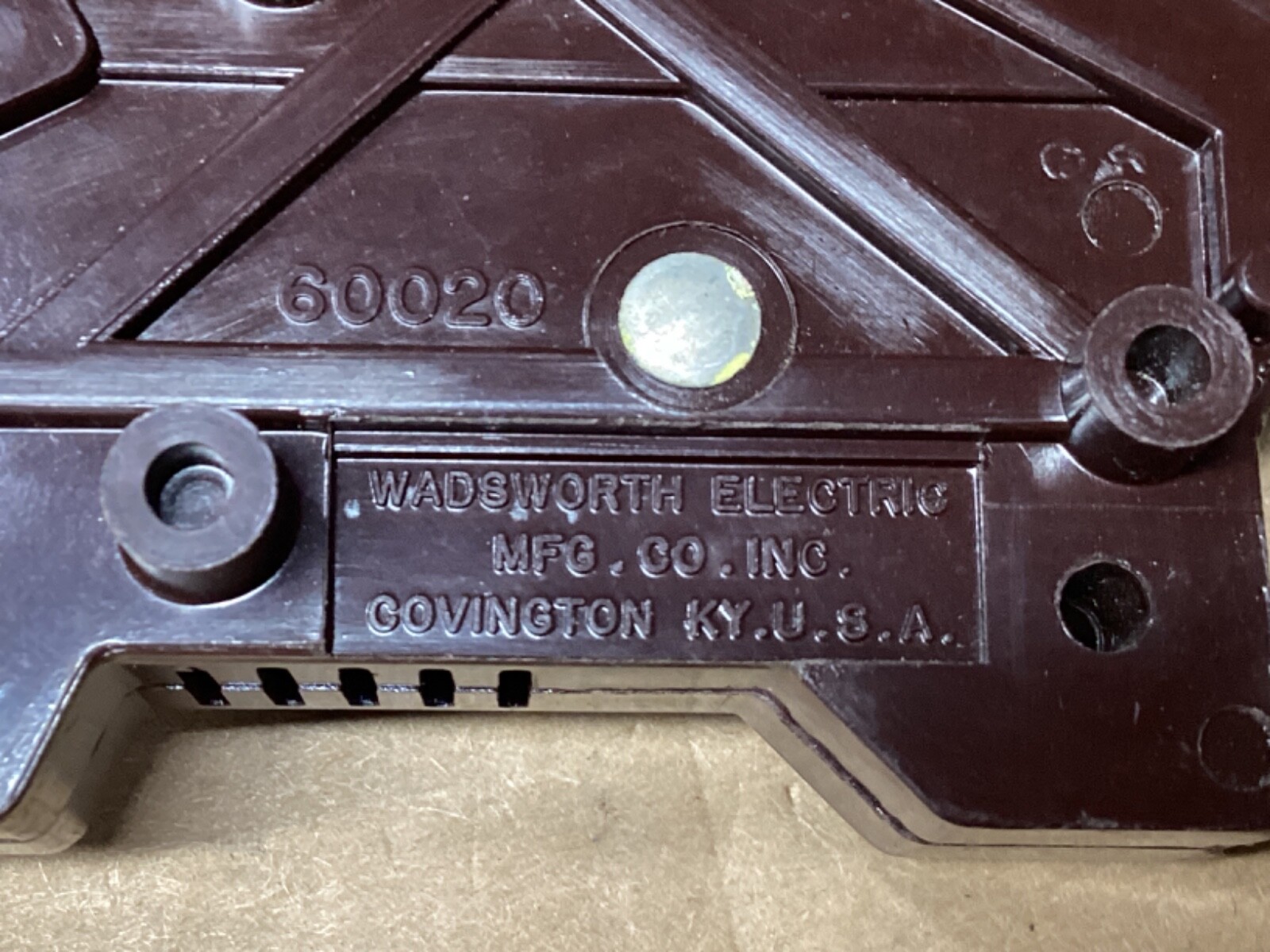 Wadsworth A115 15 Amp 1 Pole 1P Type A METAL FOOT Circuit Breaker #106F298*CO