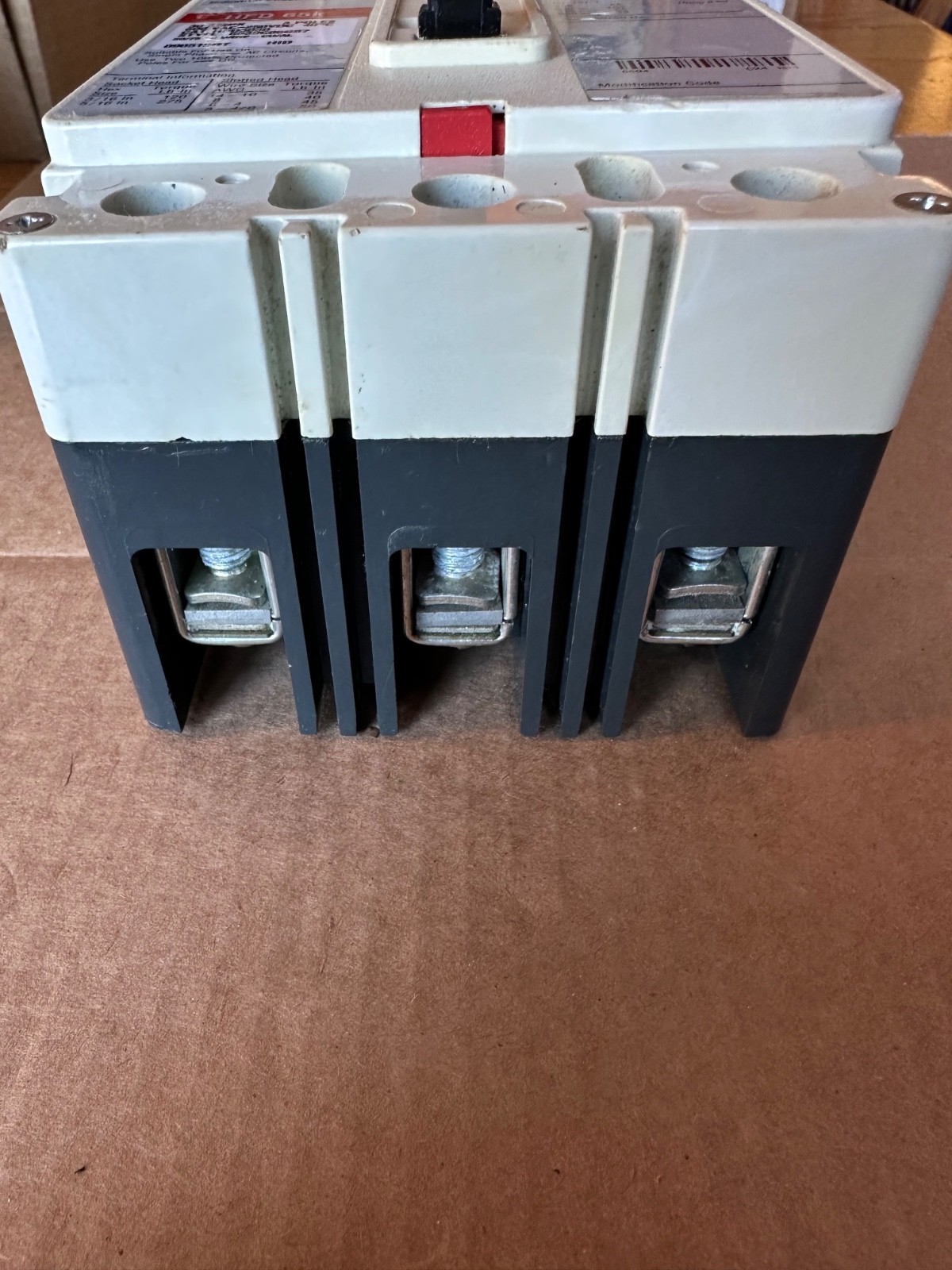 Eaton Cutler Hammer HFD3030 3 pole 30A 240-600v Circuit Breaker