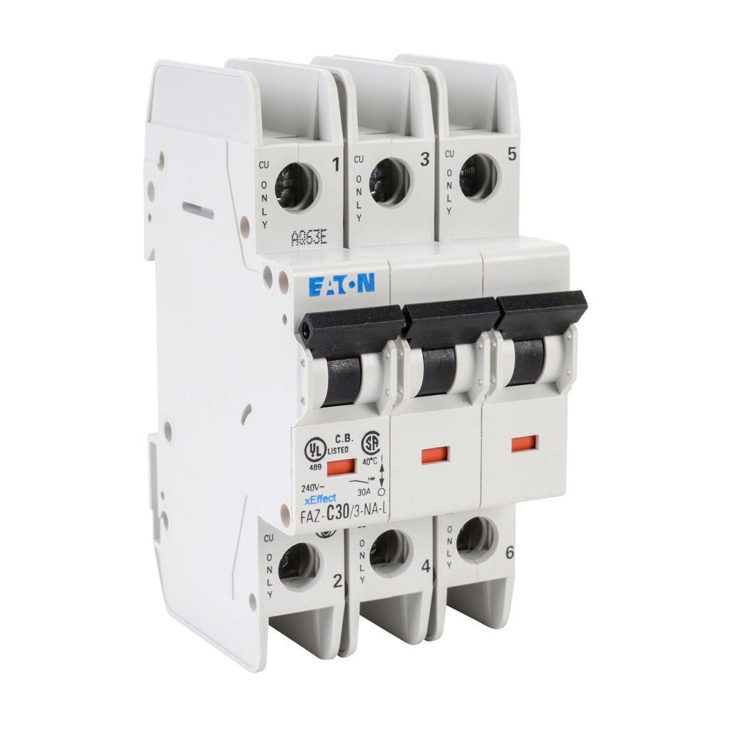 FREE SHIPPING BRAND NEW IN BOX EATON FAZ-C30-3-NA-L30 A 240 VAC VDC USA SELLER