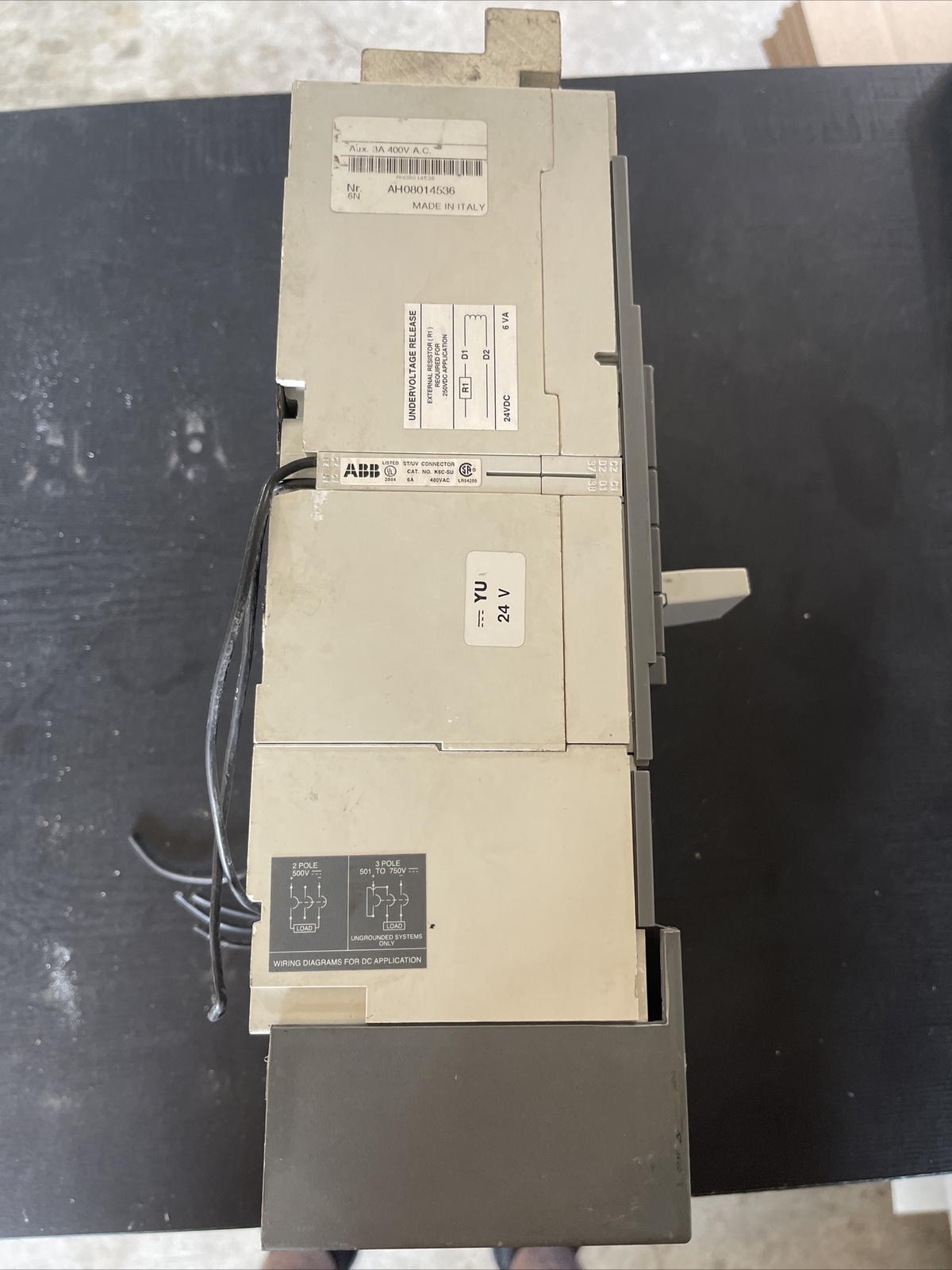 ABB S6N SACE S6 600amp NR. AH08014535