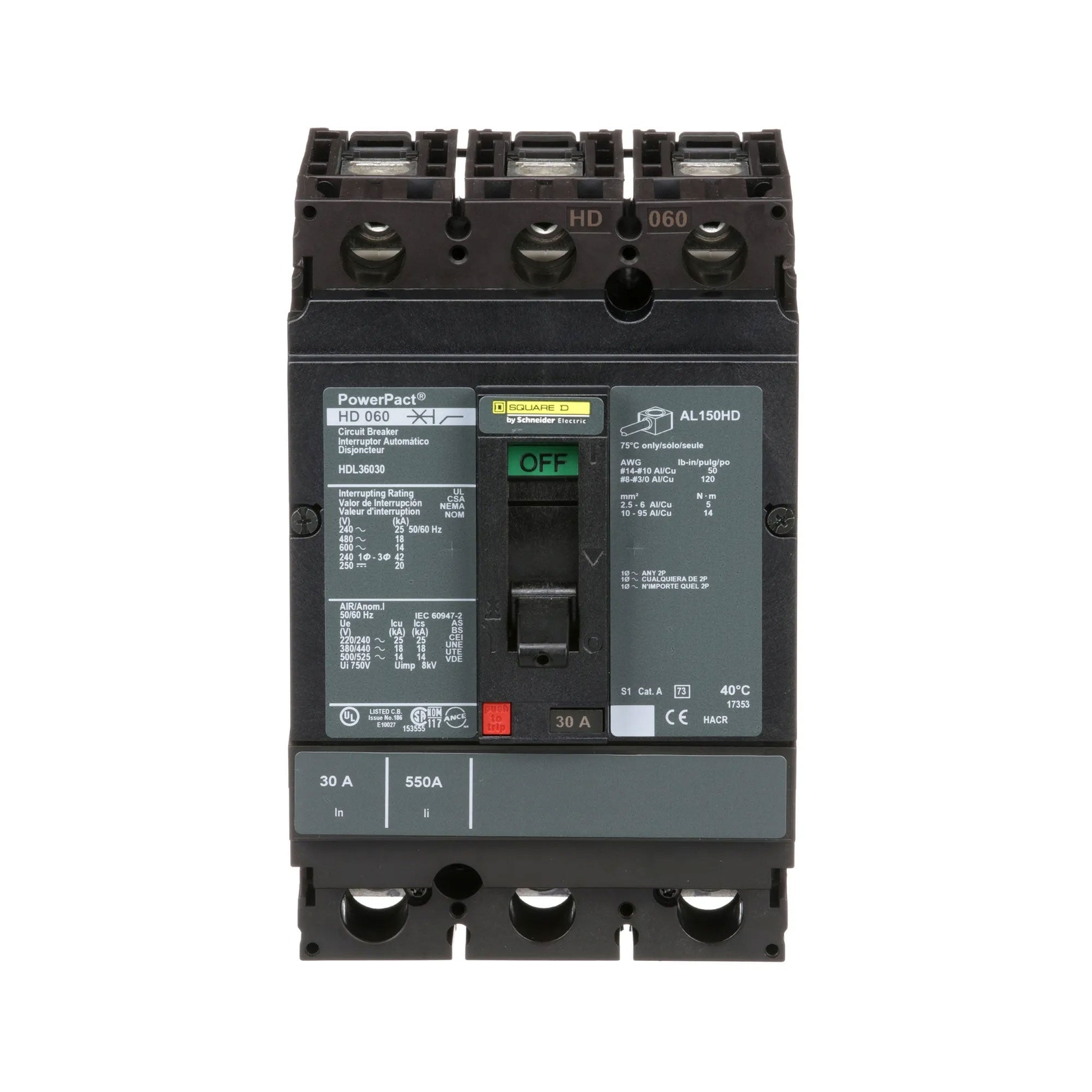 HDL36030 – Square D – Molded Case Circuit Breaker