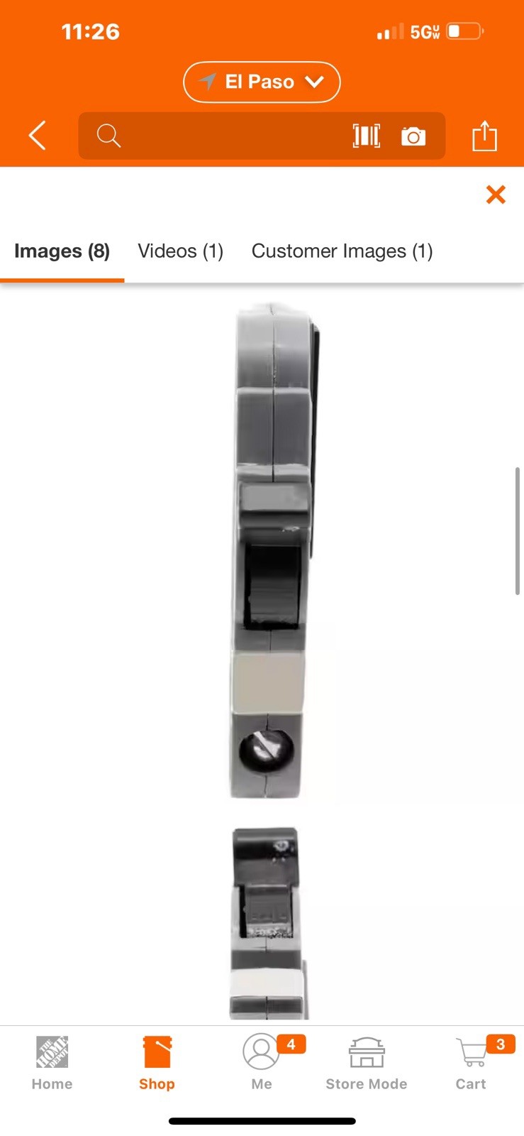 Federal Pacific 15A 1-Pole Stab-Lok Replacement Circuit Breaker NC115