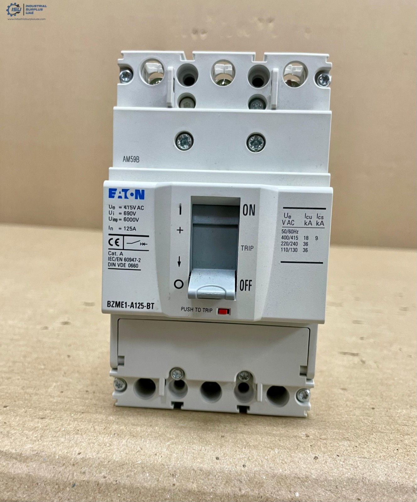 Eaton BZME1-A125-BT Molded case circuit-breaker 125 Amps 3P #New