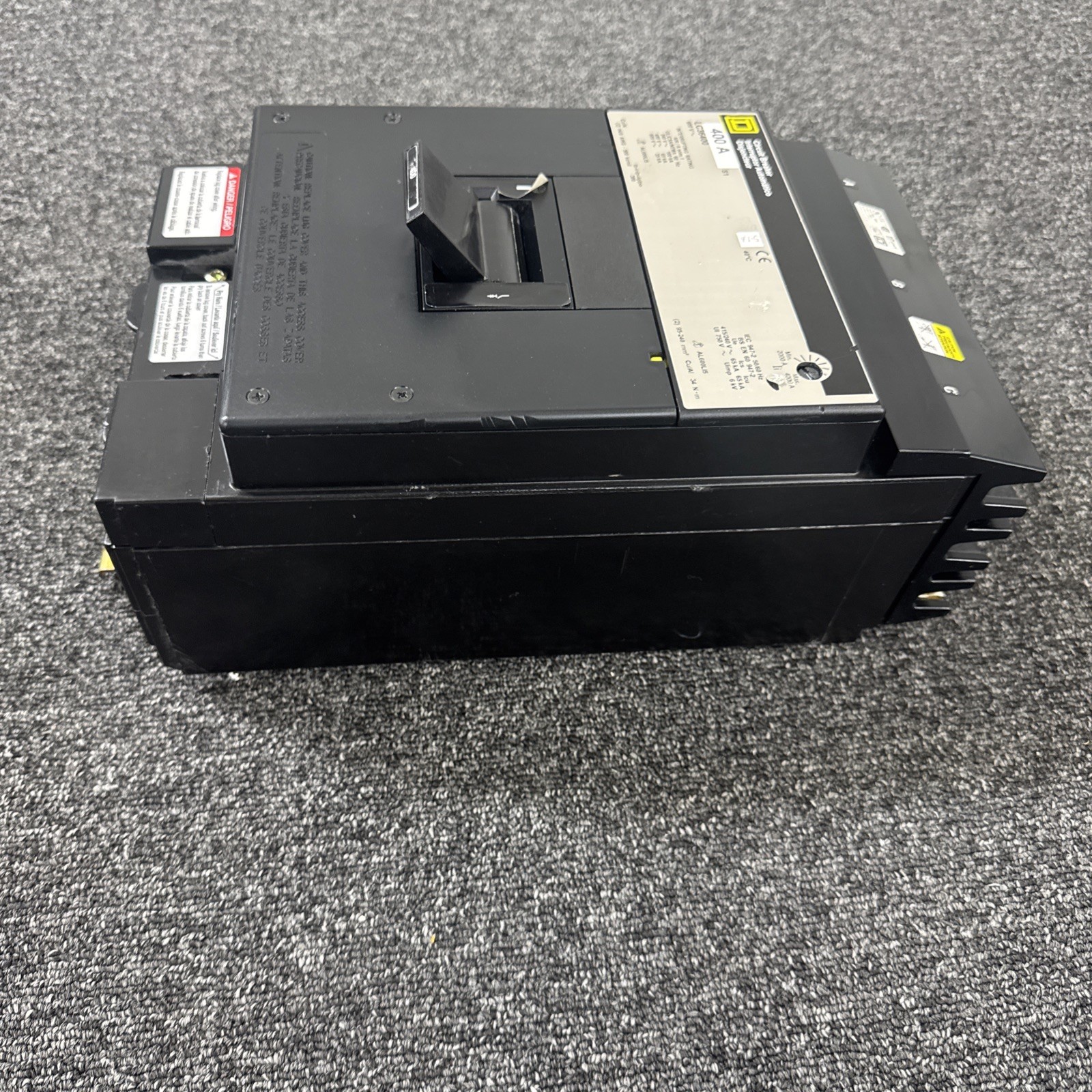 SQUARE D LC36400 3P 400 AMP 600V I-LINE CIRCUIT BREAKER RECONDITIONED AND TESTED