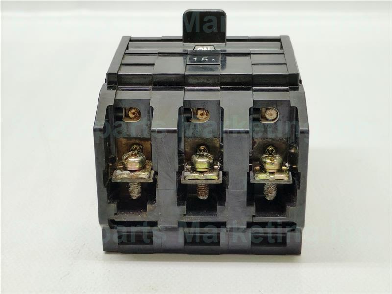 Fuji Electric F53 Auto Breaker 15A 3 Pole 30 Days Warranty Expedited Shipping