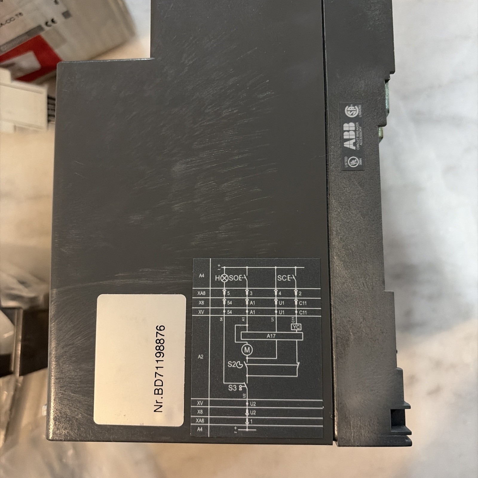 ABB KT6M4 Motor Operator Circuit Breakers 1SD A060397 R1