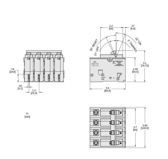 HOM2200 – Square D Homeline – Main Breaker