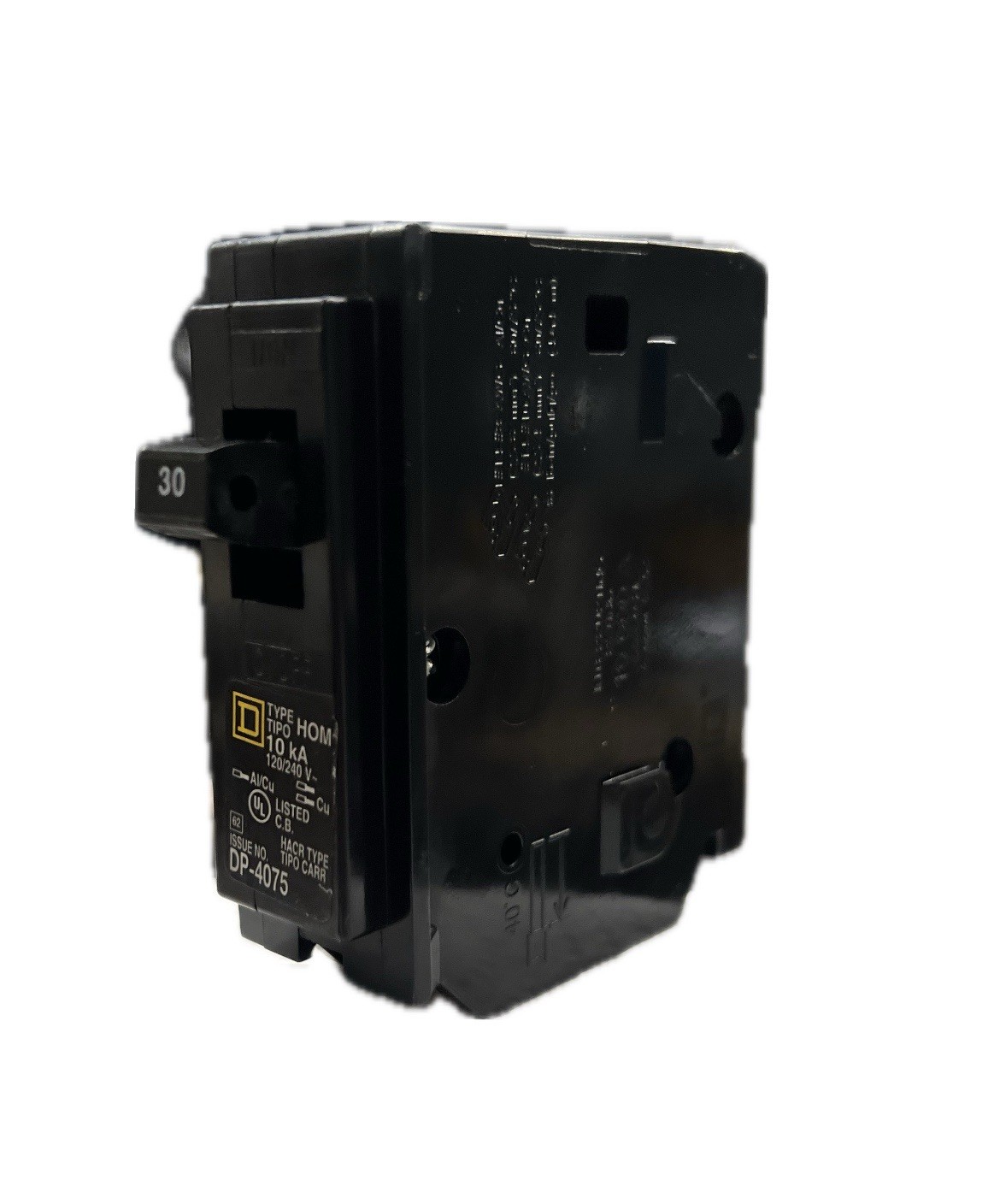 Homeline 30 Amp One-Pole Circuit Breaker HOM130, Square D Breakers 120/240 VAC