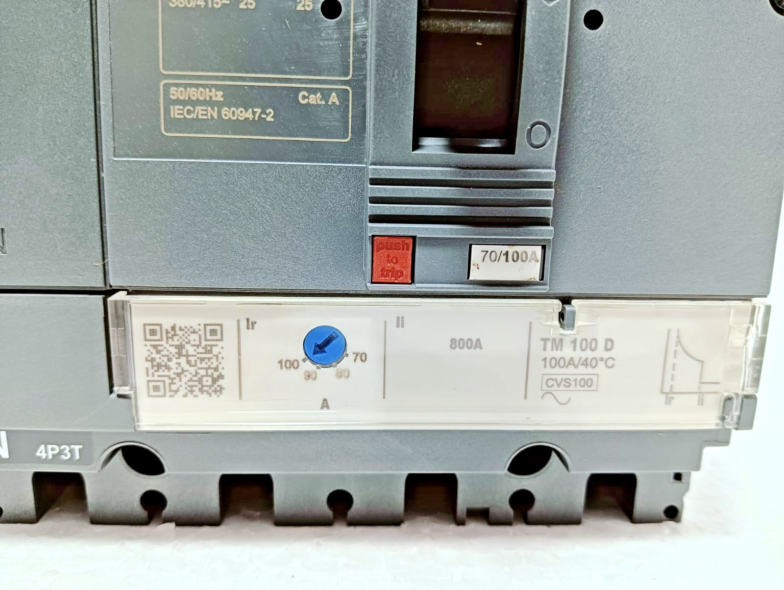 Schneider Electric Circuit Breaker Easypact TM100D 70-100A 220-415V CVS100B