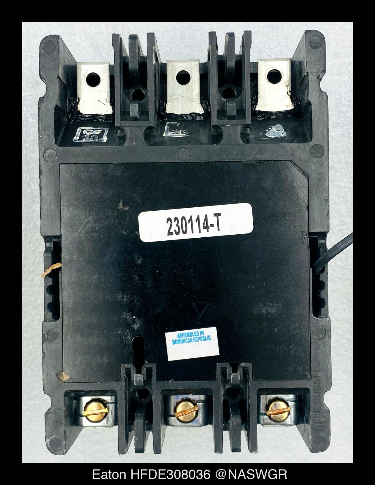 Eaton HFDE308036 Molded Case Circuit Breaker ~ 80 Amp – Unused/Warranty
