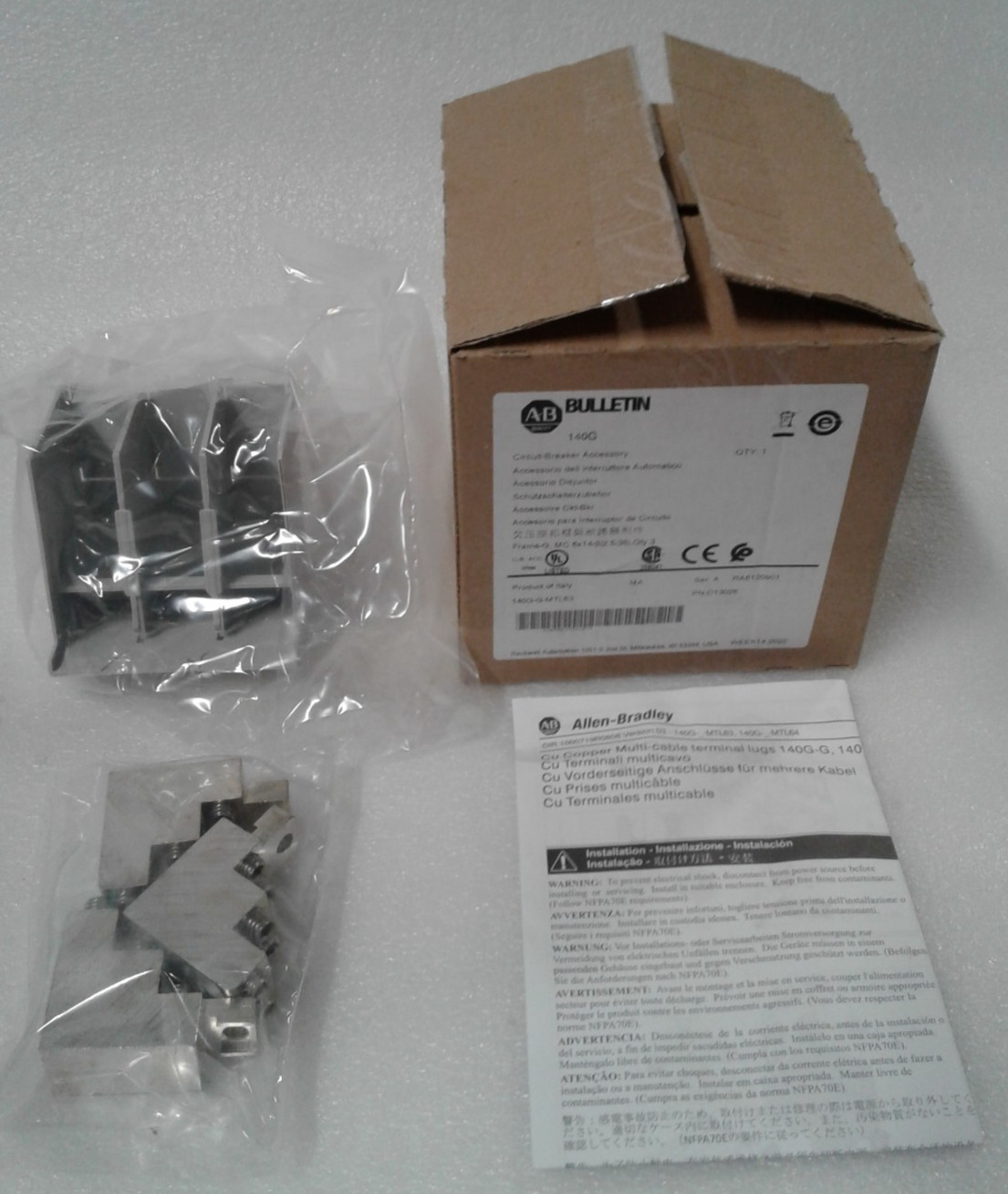 Allen Bradley 140G-G-MTL63 Series A Circuit Breaker Accessory 140GGMTL63 – New