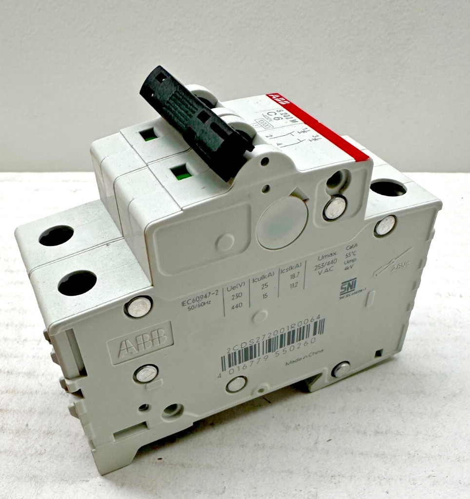 2CDS272001R0064, S202M -C6 ABB Miniature Circuit Breaker