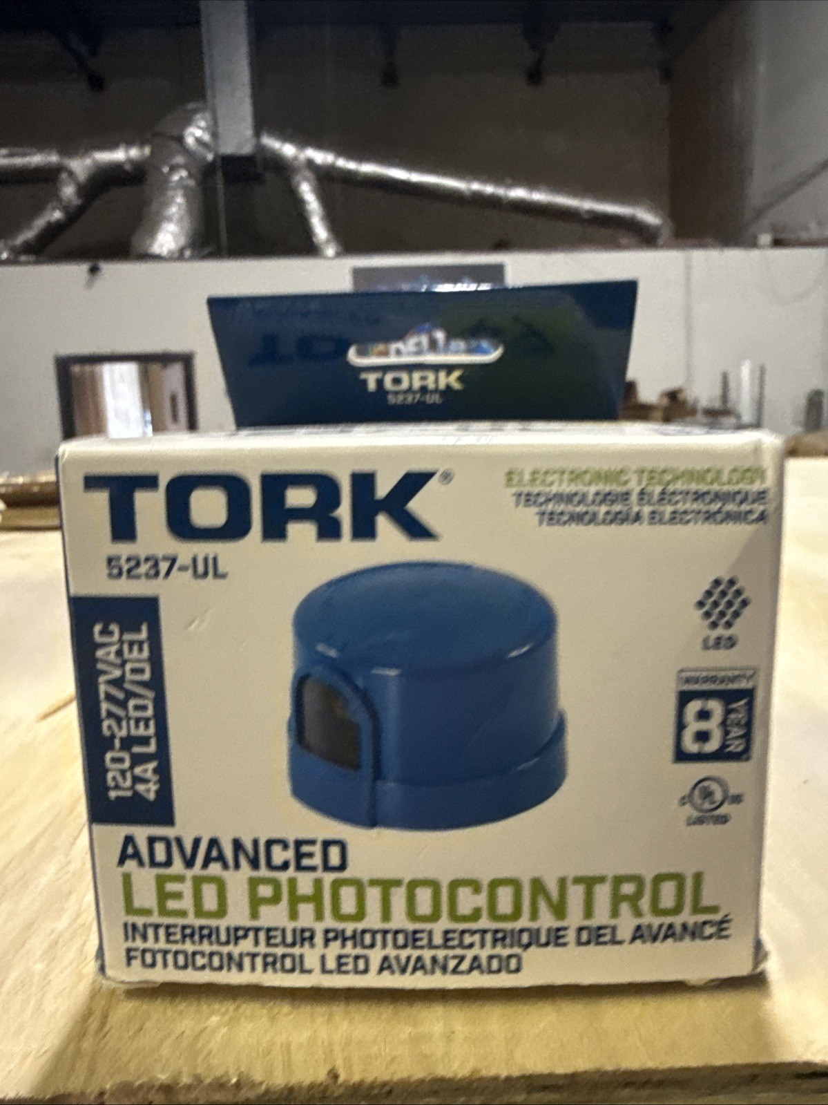 TORK 5237-UL 120-277VAC 4A instant response LED photocontrol Photo Cell