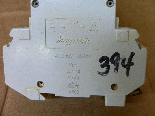 E-T-A 42-0I-2325-10A Circuit Breaker 10A 2P 250Vac 65Vdc