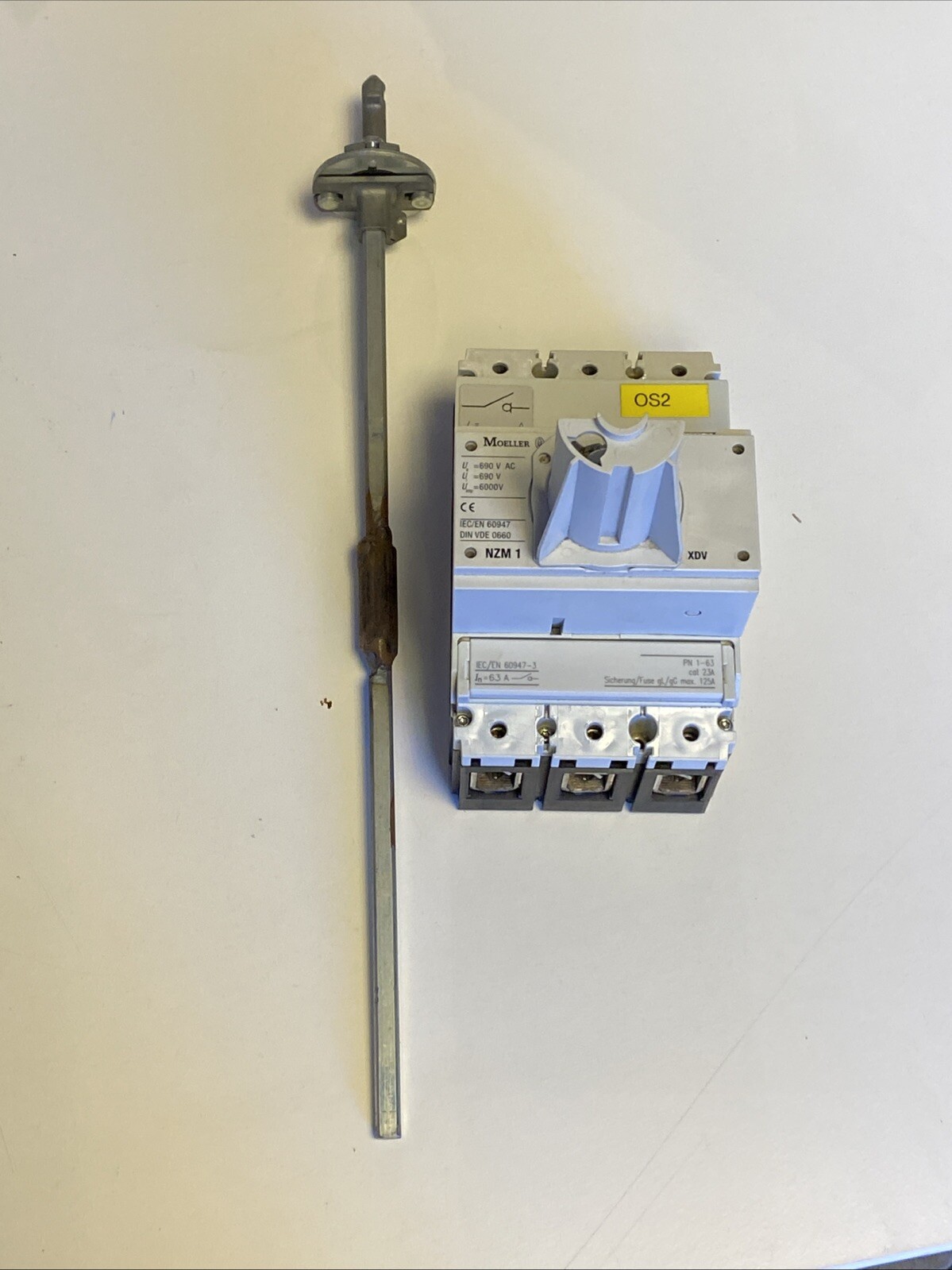 Eaton Moeller NZM1 XDV 125A Circuit Breaker Compact Circuit Breaker – Used