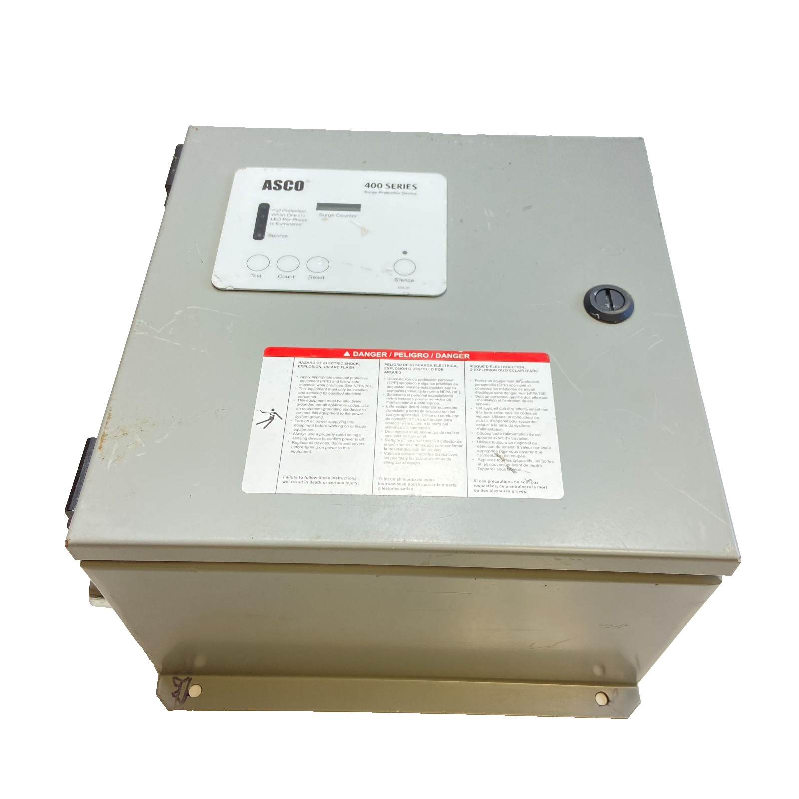 ASCO 460120YP20ARCE10 TE02XAS20E1XD 208Y/210V SURGE PROTECTIVE DEVICE 400 SERIES