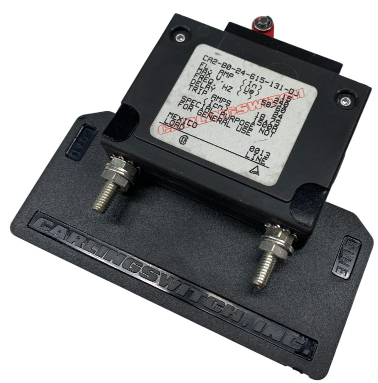Carling CA2-B0-24-615-131-DJ Magnetic Circuit Breaker 240V 15A Lever Panel Mount