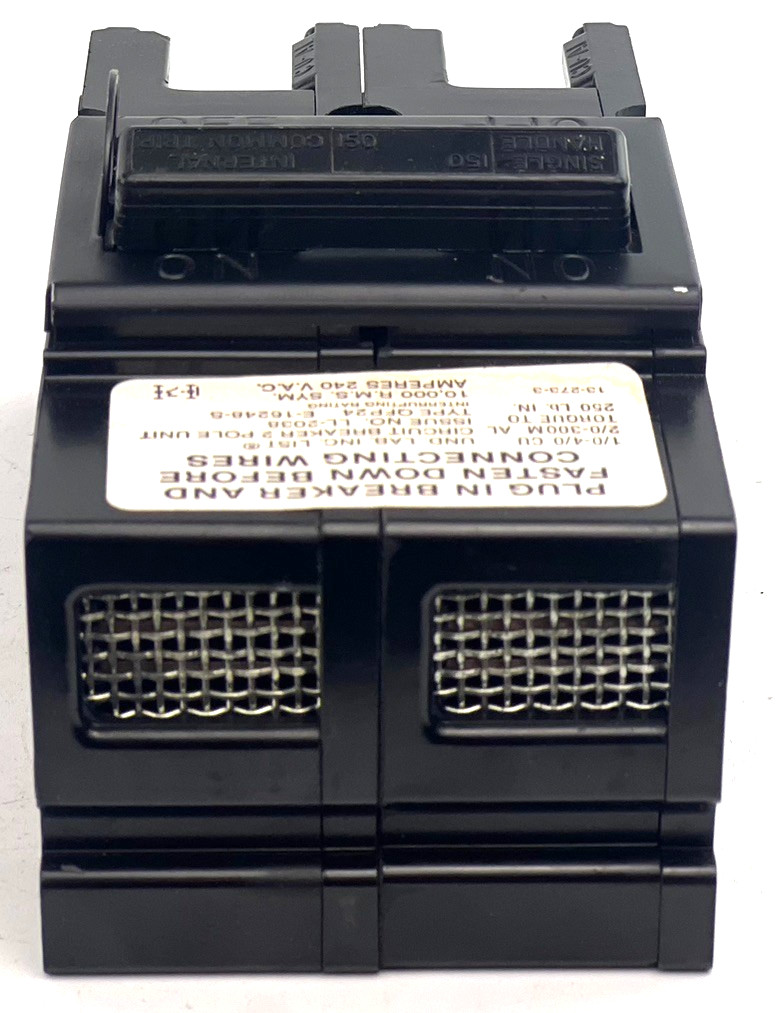 Zinsco 150 Amp 2 Pole Type QFP Circuit Breaker QFP24-150-2 2P 240VAC — NIB