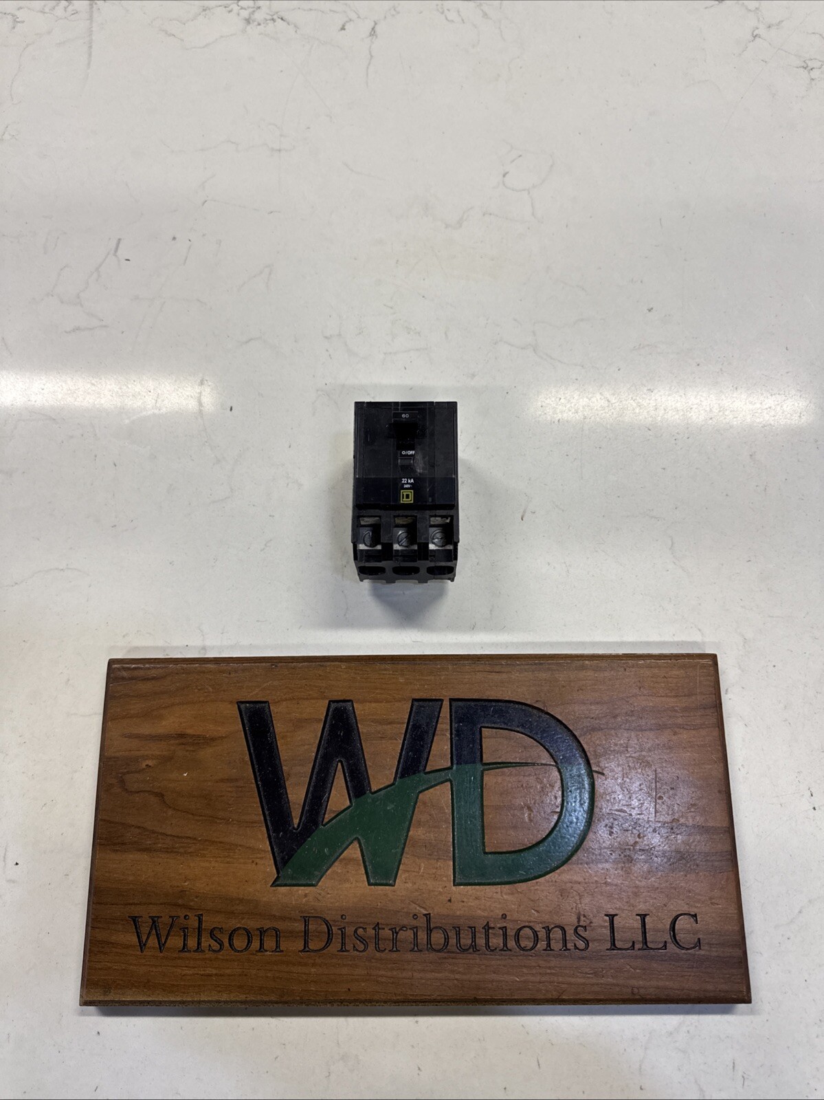Square D QO360VH 3 pole 60 amp 22kA PLUG IN/ON Circuit Breaker