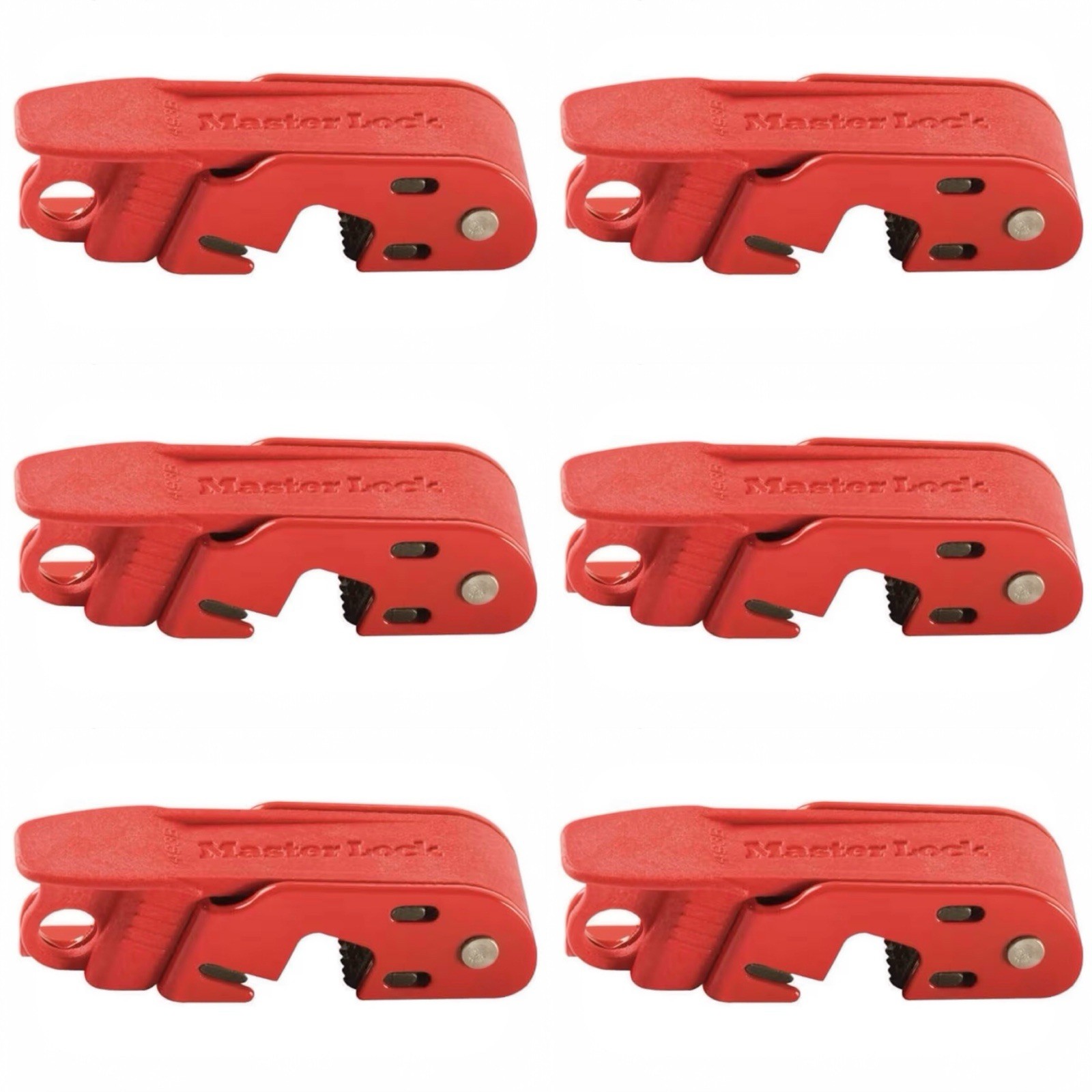 Master Lock 493B Grip Tight Circuit Breaker Lockout 6pk NEW