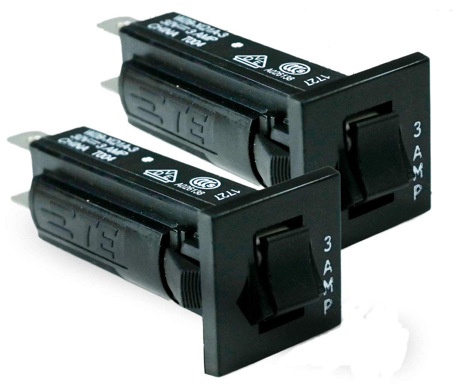 TE Connectivity W28-XQ1A-3 32V 3AMP 250V ~ 50/60Hz Circuit Breaker 1 set