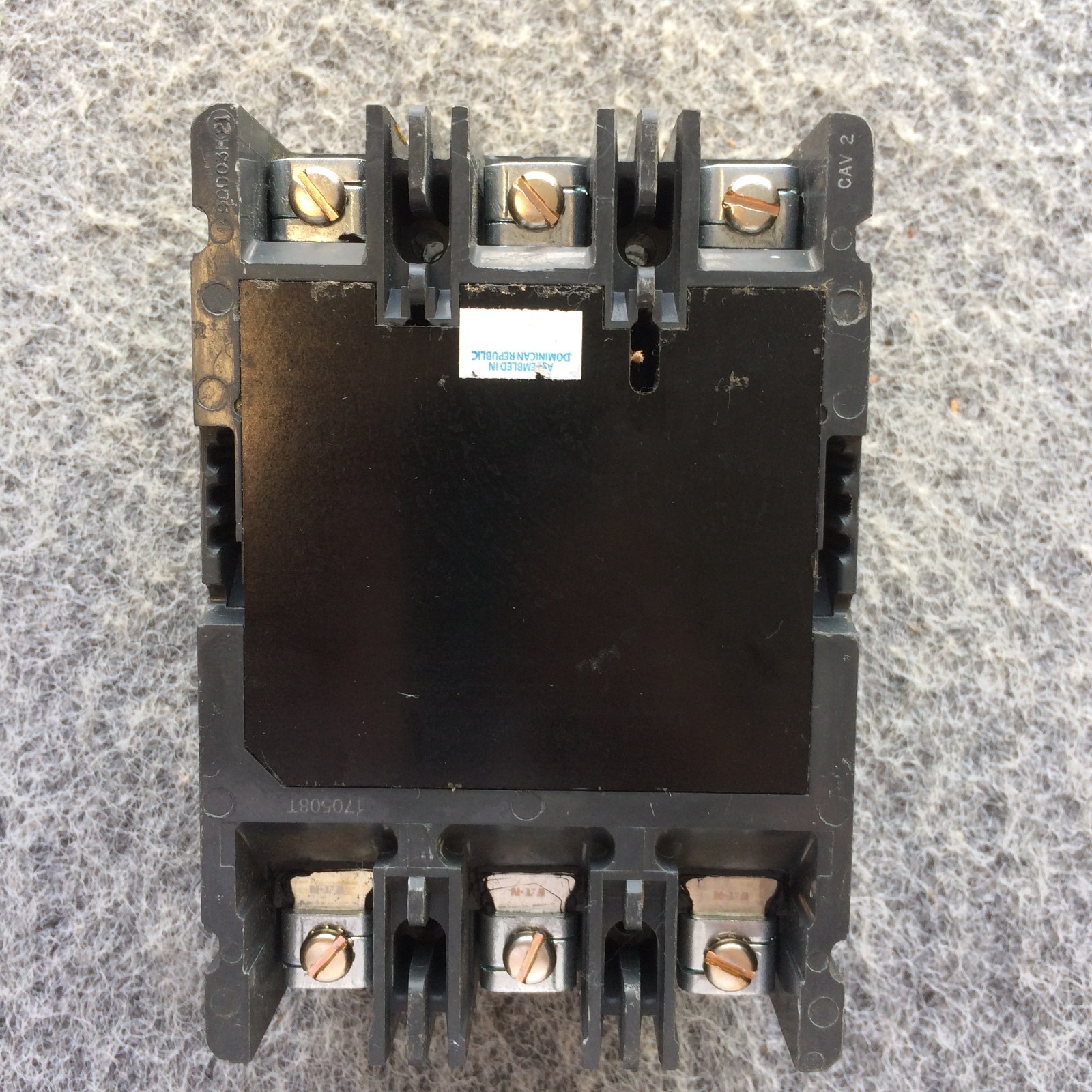 Eaton HFD3050L 50A Circuit Breaker Glossy Red 600V HFD3050 Cutler-Hammer 50 Amp