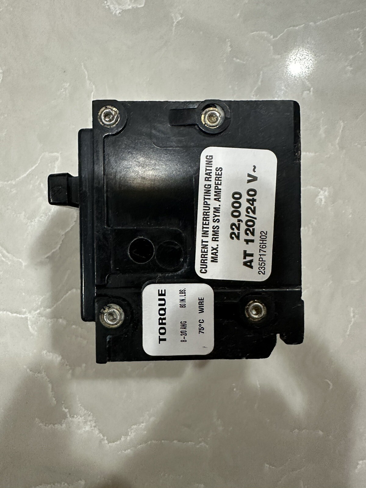 BRHX2125 1PC EATON TYPE BR 2P 125A 120/240V 22k 50/60Hz CIRCUIT BREAKER