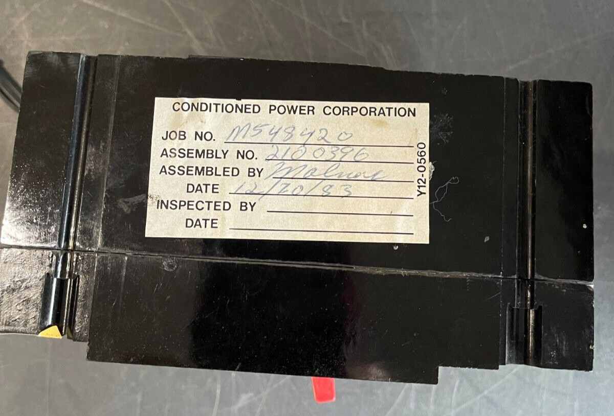 Ge Thed 3 Pole 80 Amp 600Vac Thed136080 Circuit Breaker 250Vdc