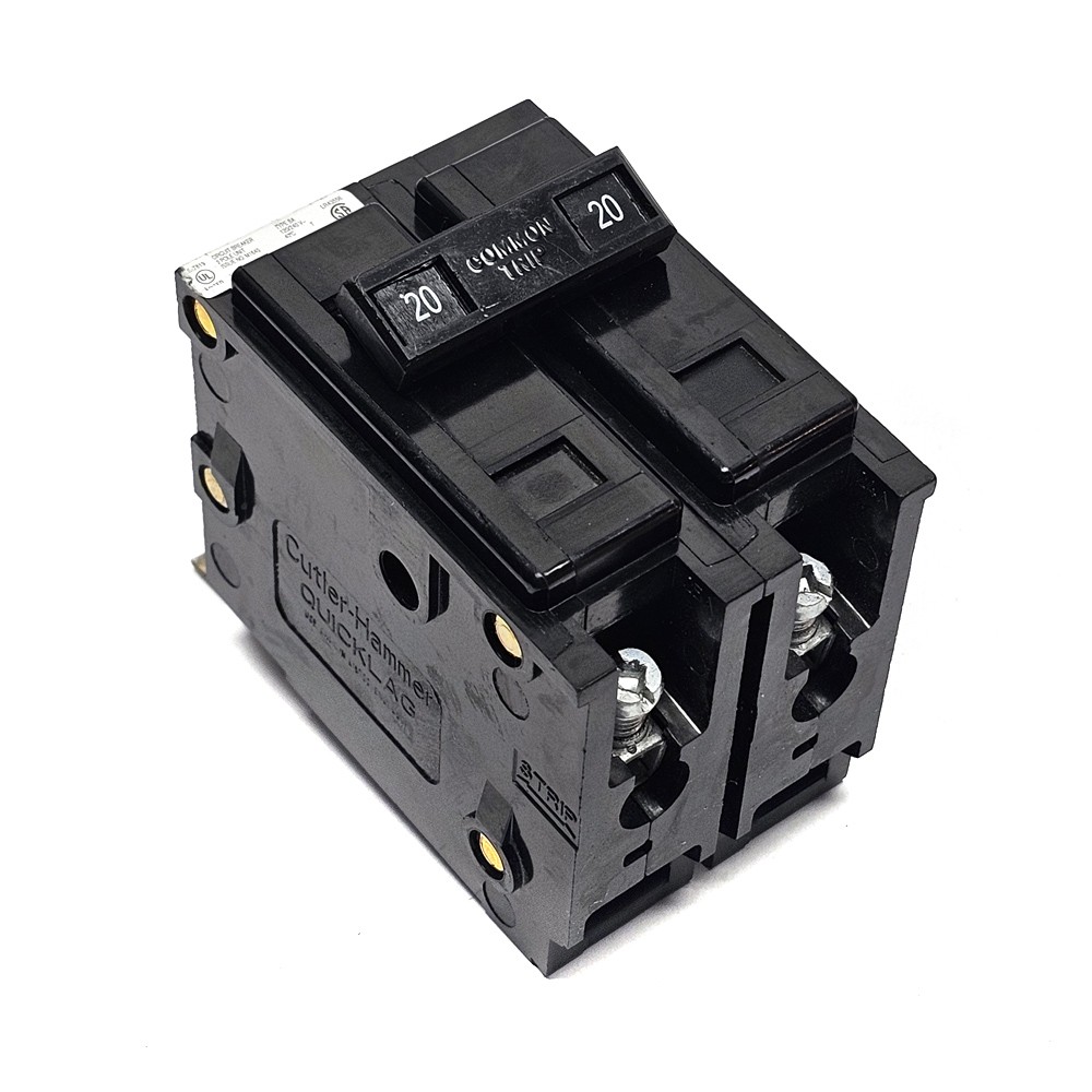 Eaton Cutler-Hammer BAB2020 Type B 2-Pole 20A Circuit Breaker 120/240V 10kA