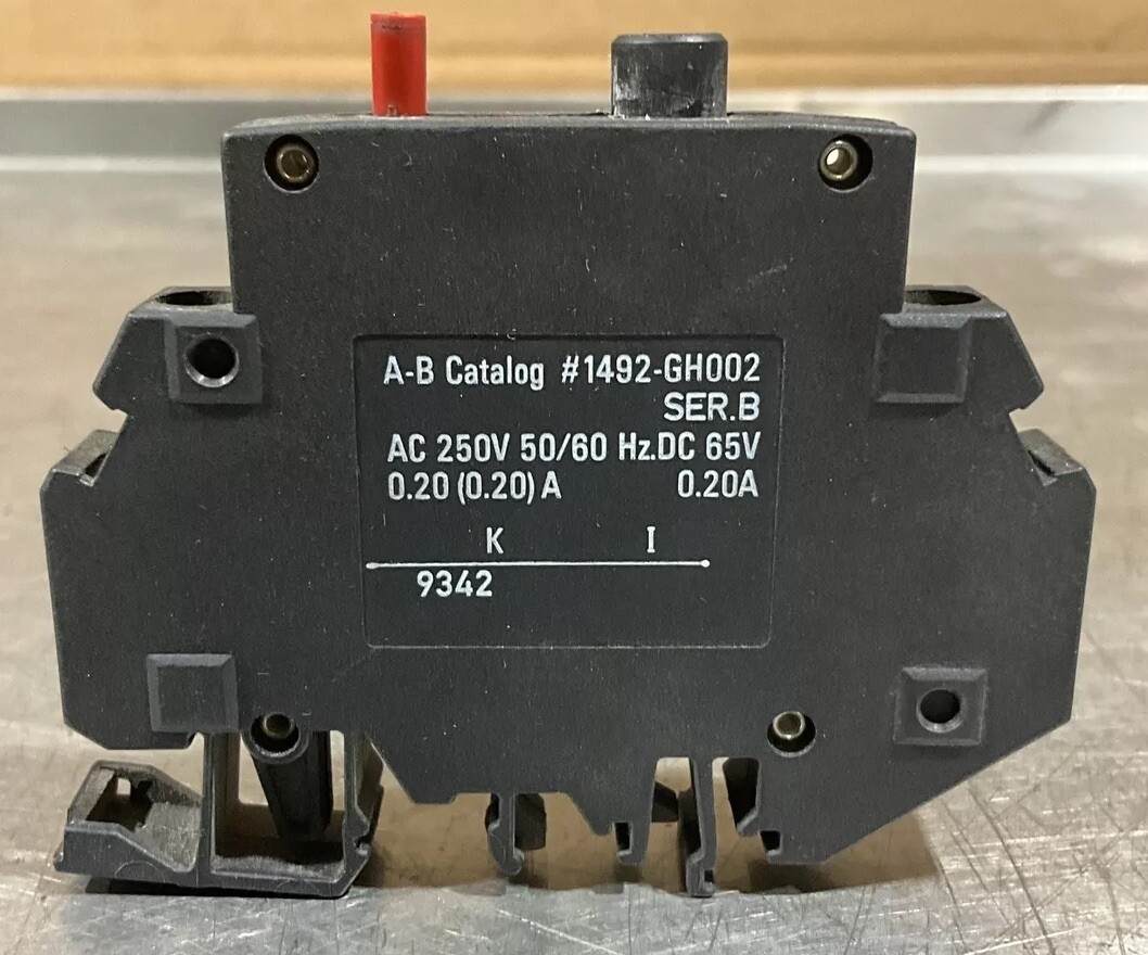 Allen Bradley Circuit Breaker 1492-GH002, Series B, 250V, 50/60 Hz, NOS Surplus