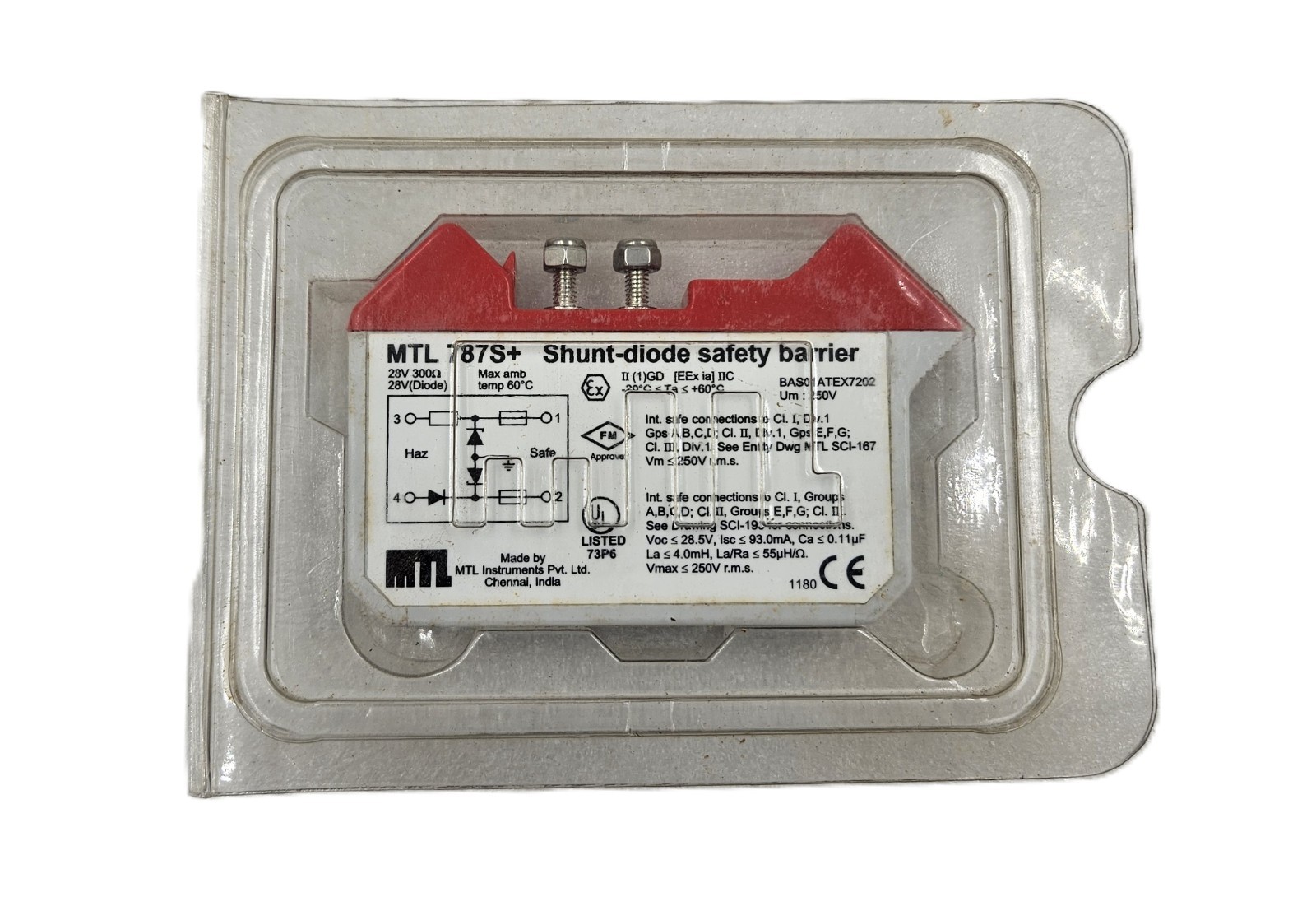 MTL 787S+ SHUNT‑DIODE SAFETY BARRIER – 28V 300Ω – INTRINSICALLY SAFE BARRIER