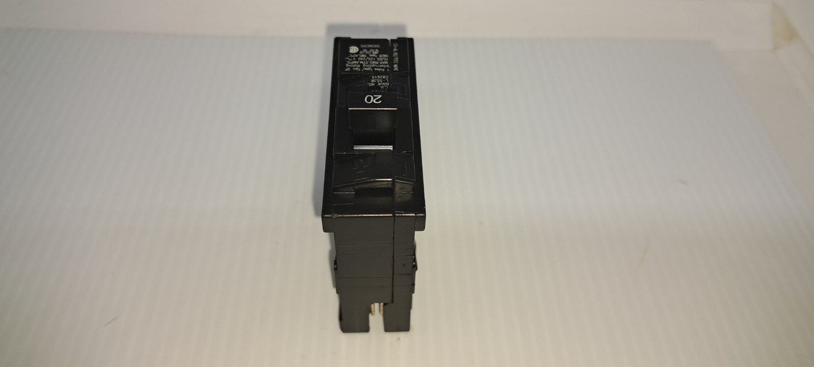 SIEMENS ITE Q120 1 POLE 20 AMP 120 VOLT PLUG IN CIRCUIT BREAKER NEW