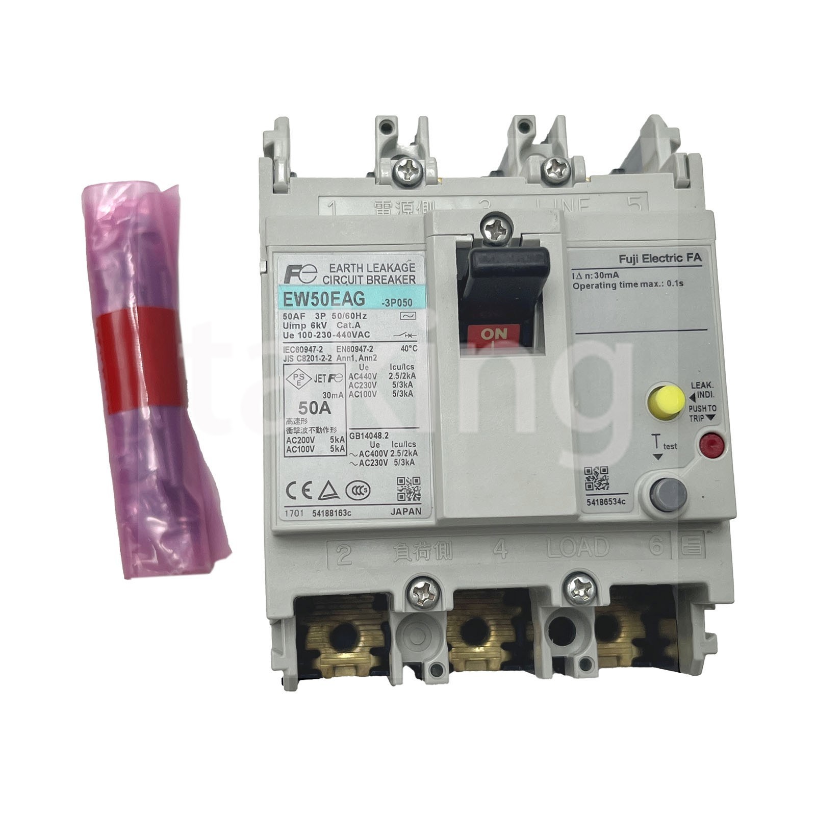 1PC Air Switch Breaker EW50EAG 3P 50A for FUJI