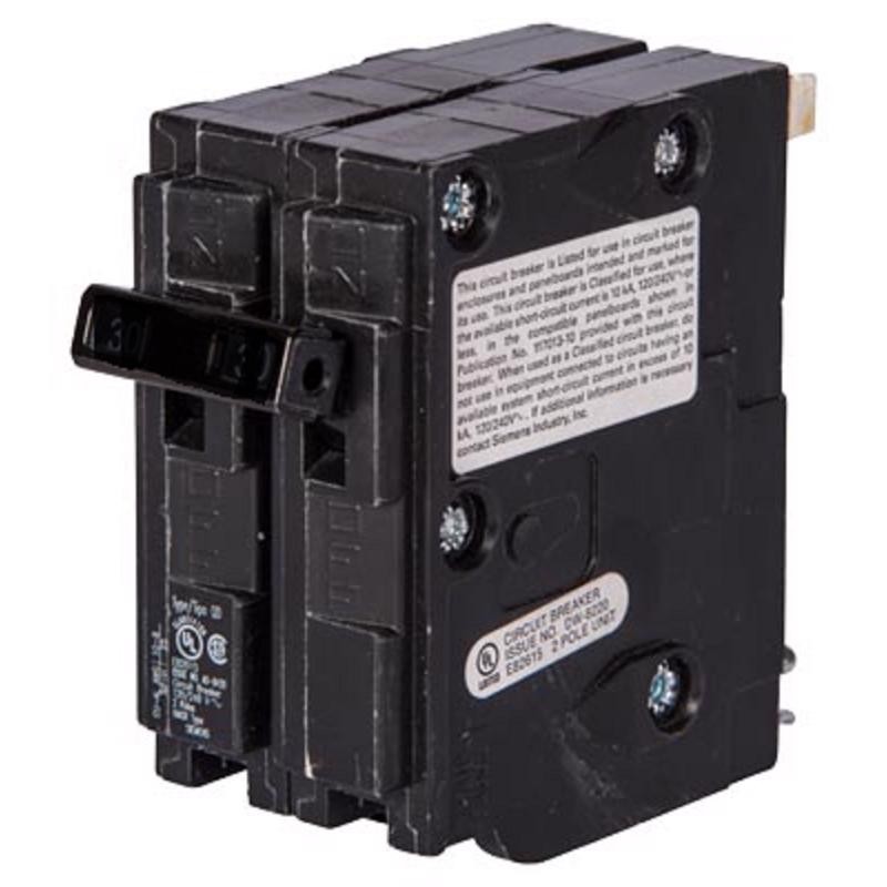 Siemens Q245 45A 2-Pole 120/240V Standard Plug-In Circuit Breaker